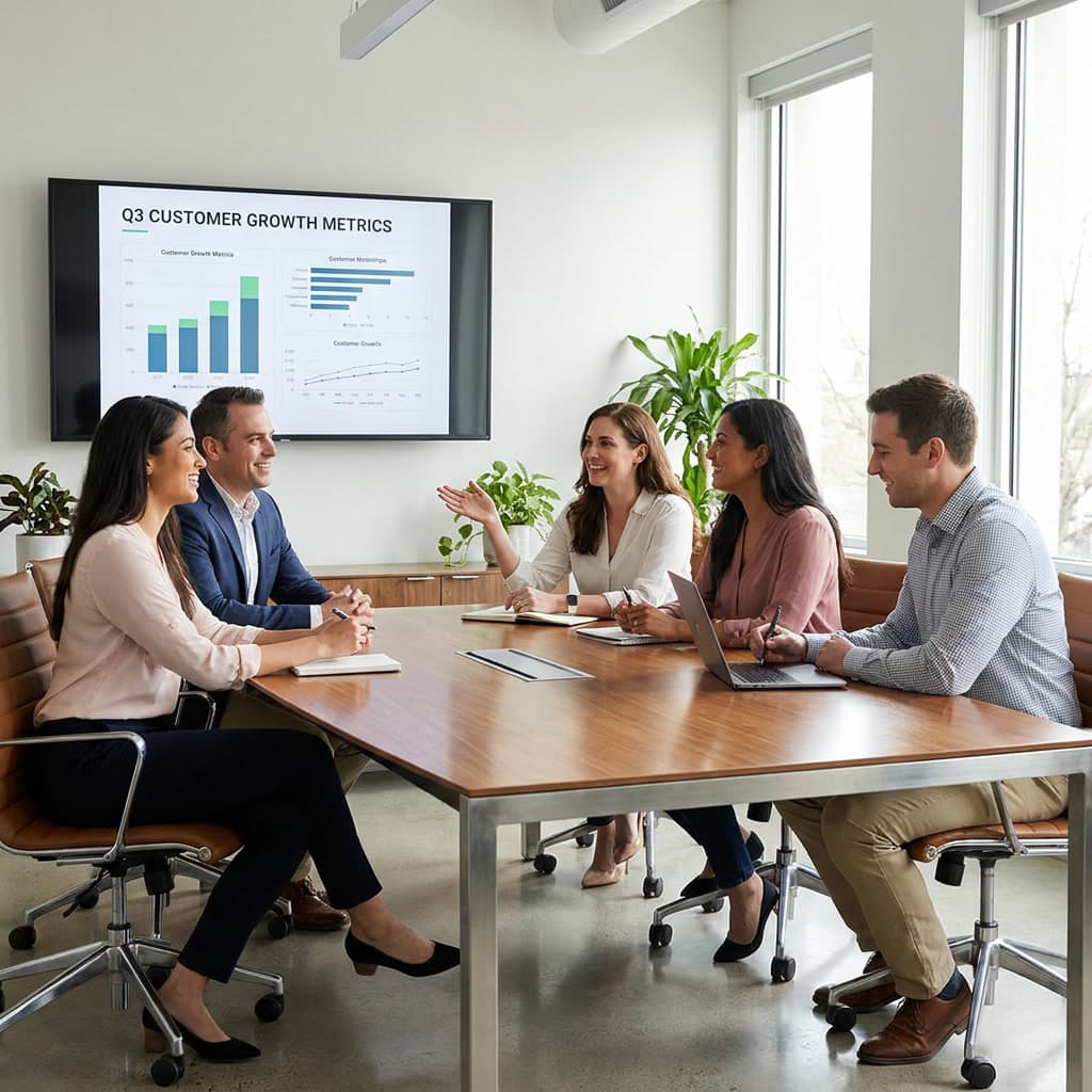 Knowledge worker using Enterprise AI Chat on WIT OS